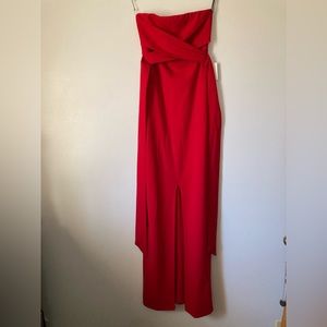 Lulus cherry red prom or graduation formal dress